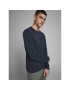 Jack&Jones Sveter Leo 12174001 Tmavomodrá Regular Fit - Pepit.sk