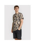 Jack&Jones Tričko Flower Power 12205818 Hnedá Regular Fit - Pepit.sk