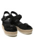 Jenny Fairy Espadrilky WS109-06A Čierna - Pepit.sk