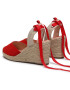 Jenny Fairy Espadrilky WS270901-09 Červená - Pepit.sk