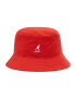 Kangol Klobúk Washed Bucket K4224HT Červená - Pepit.sk