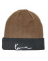 Karl Kani Čiapka Signature Spild Beanie 7050054 Hnedá - Pepit.sk