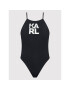 KARL LAGERFELD Bikiny Printed Logo KL22WOP01 Čierna - Pepit.sk