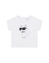 Karl Lagerfeld Kids Súprava tričko a nohavice Z98127 Biela Regular Fit - Pepit.sk