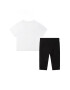 Karl Lagerfeld Kids Súprava tričko a nohavice Z98130 Biela Regular Fit - Pepit.sk