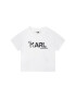 Karl Lagerfeld Kids Súprava tričko a nohavice Z98130 Biela Regular Fit - Pepit.sk