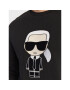 KARL LAGERFELD Mikina 705070 524950 Čierna Regular Fit - Pepit.sk