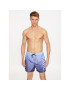 KARL LAGERFELD Plážové šortky Karl Logo Medium Boardshorts 235M2202 Modrá Regular Fit - Pepit.sk