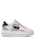 KARL LAGERFELD Sneakersy KL62570N Biela - Pepit.sk