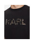 KARL LAGERFELD Tričko 755068 534240 Čierna Regular Fit - Pepit.sk