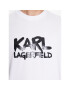 KARL LAGERFELD Tričko 755280 531221 Biela Regular Fit - Pepit.sk