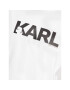 KARL LAGERFELD Tričko Karl Logo Regular T-Shirt 230M2211 Biela Regular Fit - Pepit.sk