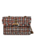 Kurt Geiger Kabelka 690-Tweed Kensington Bag 3614536609 Hnedá - Pepit.sk