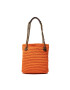 Kurt Geiger Kabelka Chelsea Sm Raffia Tote 7387791999 Oranžová - Pepit.sk