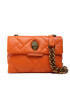 Kurt Geiger Kabelka Mini Kensington Soft Bag 8885591109 Oranžová - Pepit.sk