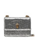 Kurt Geiger Kabelka Shoreditch Cross Body 9540463779 Strieborná - Pepit.sk