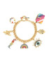 Kurt Geiger Náramok Multi Charms Bracelet 8840761429 Zlatá - Pepit.sk