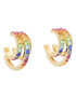 Kurt Geiger Náušnice Rainbow Triple Hoops 8843069429 Zlatá - Pepit.sk