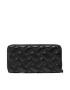 Kurt Geiger Veľká dámska peňaženka Zip Around Wallet Drench 9344200109 Čierna - Pepit.sk