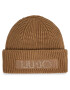 Liu Jo Čiapka Cappello Logo Applic 2F3041 M0300 Hnedá - Pepit.sk