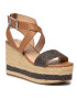 Liu Jo Espadrilky Bella 2 SA1031 PX140 Hnedá - Pepit.sk