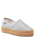 LOVE MOSCHINO Espadrilky JA10063G1EIP0902 Strieborná - Pepit.sk