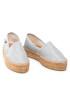 LOVE MOSCHINO Espadrilky JA10063G1EIP0902 Strieborná - Pepit.sk