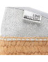 LOVE MOSCHINO Espadrilky JA10063G1EIP0902 Strieborná - Pepit.sk