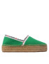 LOVE MOSCHINO Espadrilky JA10323G1GJH0850 Zelená - Pepit.sk