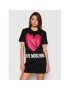 LOVE MOSCHINO Každodenné šaty W5A0221M 3876 Čierna Regular Fit - Pepit.sk