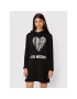 LOVE MOSCHINO Úpletové šaty W5B1905M 4055 Čierna Regular Fit - Pepit.sk