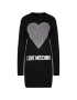 LOVE MOSCHINO Úpletové šaty WS37R11X 1264 Čierna Regular Fit - Pepit.sk