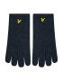 Lyle & Scott Pánske rukavice Racked Rib Gloves GL304CL Tmavomodrá - Pepit.sk