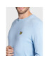 Lyle & Scott Sveter KN400VC Modrá Regular Fit - Pepit.sk