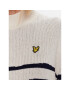 Lyle & Scott Sveter KNW1802V Écru Regular Fit - Pepit.sk