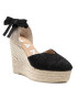 Manebi Espadrilky Heart Shape Wedges G 0.1 WH Čierna - Pepit.sk