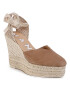 Manebi Espadrilky Heart Shape Wedges W 1.9 WH Hnedá - Pepit.sk