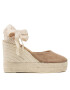 Manebi Espadrilky Wedge Espadrilles W 1.9 WV Hnedá - Pepit.sk