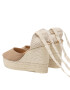 Manebi Espadrilky Wedge Espadrilles W 1.9 WV Hnedá - Pepit.sk