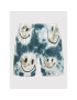 Market Športové kraťasy Unisex SMILEY Shibori Dye 395000526 Sivá Regular Fit - Pepit.sk