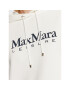 Max Mara Leisure Mikina Filo 23392101 Biela Regular Fit - Pepit.sk