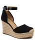 MICHAEL Michael Kors Espadrilky Kendrick Wedge 40S9KNMS2D Čierna - Pepit.sk