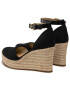 MICHAEL Michael Kors Espadrilky Kendrick Wedge 40S9KNMS2D Čierna - Pepit.sk