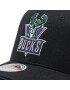 Mitchell & Ness Šiltovka Milwaukee Bucks HHSSINTL102 Čierna - Pepit.sk