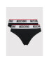 MOSCHINO Underwear & Swim Súprava 2 kusov brazílskych nohavičiek 4745 9003 Čierna - Pepit.sk