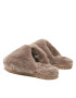 Mou Papuče Closed Toe Sheepskin Fur Slippper FW161000L Béžová - Pepit.sk