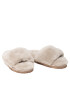 Mou Papuče Sheepskin Fur Slide Slipper FW161001L Béžová - Pepit.sk