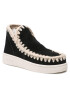 Mou Topánky Summer Eskimo Sneaker Perforated Suede SW211000O Čierna - Pepit.sk