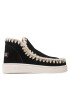 Mou Topánky Summer Eskimo Sneaker Perforated Suede SW211000O Čierna - Pepit.sk