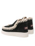 Mou Topánky Summer Eskimo Sneaker Perforated Suede SW211000O Čierna - Pepit.sk